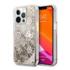 Maska Torbica Guess Hc Liquid Glitter Peony za iPhone 13 Pro 6.1 zlatna (GUHCP13LLGPEGO) cena 4500 din slika