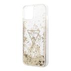 Maska Torbica Guess Hc Liquid Glitter Triangle za iPhone 14 6.1 transparent (GUHCP14SLFCTPT) slika 3
