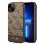 Maska Torbica Guess Hc PC/TPU 4G Bottom Stripe za iPhone 14 6.1 braon (GUHCP14SG4GLBR) cena 4500 din slika