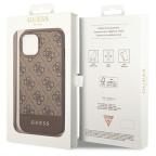 Maska Torbica Guess Hc PC/TPU 4G Bottom Stripe za iPhone 14 6.1 braon (GUHCP14SG4GLBR) slika 6