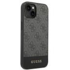 Maska Torbica Guess Hc PC/TPU 4G Bottom Stripe za iPhone 14 Plus 6.7 siva (GUHCP14MG4GLGR) slika 3