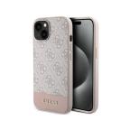 Maska Torbica Guess Hc PC/TPU 4G Bottom Stripe za iPhone 15 6.1 roze (GUHCP15SG4GLPI) cena 4500 din slika