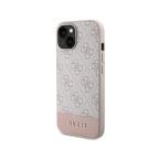 Maska Torbica Guess Hc PC/TPU 4G Bottom Stripe za iPhone 15 6.1 roze (GUHCP15SG4GLPI) slika 2