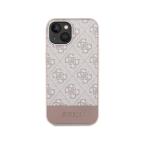 Maska Torbica Guess Hc PC/TPU 4G Bottom Stripe za iPhone 15 6.1 roze (GUHCP15SG4GLPI) slika 3