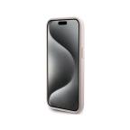 Maska Torbica Guess Hc PC/TPU 4G Bottom Stripe za iPhone 15 6.1 roze (GUHCP15SG4GLPI) slika 5