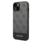 Maska Torbica Guess Hc PC/TPU 4G Pu Bottom Stripe za iPhone 15 6.1 siva (GUHCP15SG4GLGR) cena 4500 din slika