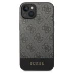 Maska Torbica Guess Hc PC/TPU 4G Pu Bottom Stripe za iPhone 15 6.1 siva (GUHCP15SG4GLGR) slika 2