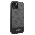 Maska Torbica Guess Hc PC/TPU 4G Pu Bottom Stripe za iPhone 15 6.1 siva (GUHCP15SG4GLGR) slika 3