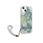 Maska Torbica Guess Hc PC/TPU Flower Cord za iPhone 13 6.1 zelena (GUHCP13MHFLSN) slika 3