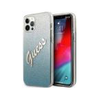 Maska Torbica Guess Hc PC/TPU Script Glitter Gradient za iPhone 12/12 Pro 6.1 plava (GUHCP12MPCUGLSBL) cena 4500 din slika