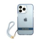 Maska Torbica Guess Hc PC/TPU Translucent za iPhone 13 Pro 6.1 plava (GUHCP13LHTSGSB) slika 2