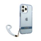 Maska Torbica Guess Hc PC/TPU Translucent za iPhone 13 Pro 6.1 plava (GUHCP13LHTSGSB) slika 3