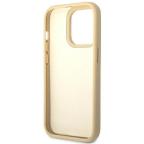 Maska Torbica Guess Hc PU Croco Metal Outline za iPhone 14 Pro 6.1 zlatna (GUHCP14LHGCRHD) slika 5