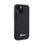 Maska Torbica Guess Hc PU Disco Script Metal za iPhone 15 6.1 (GUHCP15SPMSDGSK) slika 2