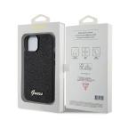 Maska Torbica Guess Hc PU Disco Script Metal za iPhone 15 6.1 (GUHCP15SPMSDGSK) slika 6