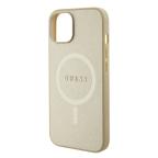 Maska Torbica Guess Hc PU Saffiano Magsafe za iPhone 15 6.1 bez (GUHMP15SPSAHMCB) slika 3