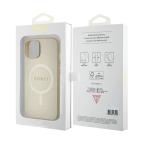 Maska Torbica Guess Hc PU Saffiano Magsafe za iPhone 15 6.1 bez (GUHMP15SPSAHMCB) slika 7