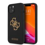 Maska Torbica Guess Hc Silicone za iPhone 13 6.1 crna (GUHCP13MLS4GGBK) cena 4500 din slika