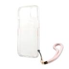 Maska Torbica Guess Marble Strap za iPhone 13 6.1 roze (GUHCP13MKMABPI) slika 6