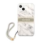 Maska Torbica Guess Marble Strap za iPhone 13 6.1 siva (GUHCP13MKMABGR) slika 3