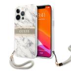 Maska Torbica Guess Marble Strap za iPhone 13 Pro 6.1 siva (GUHCP13LKMABGR) cena 4500 din slika