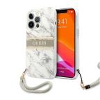 Maska Torbica Guess Marble Strap za iPhone 13 Pro Max 6.7  siva (GUHCP13XKMABGR) cena 4500 din slika