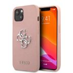 Maska Torbica Guess Saffiano Big za iPhone 13 6.1 roza (GUHCP13MSA4GSPI) cena 4500 din slika