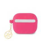 Torbica Guess Silicone za Airpods 3 4G Charm pink (GUA3LSC4EF) slika 2