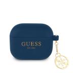 Torbica Guess Silicone za Airpods 3 4G Charm plava (GUA3LSC4EB) slika 3