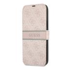 Maska Torbica Guess Stripe Bk Pu za iPhone 13 Pro 6.1 roze (GUBKP13L4GDPI) cena 4500 din slika