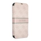 Maska Torbica Guess Stripe Bk Pu za iPhone 13 Pro 6.1 roze (GUBKP13L4GDPI) slika 4