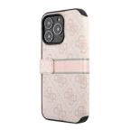 Maska Torbica Guess Stripe Bk Pu za iPhone 13 Pro 6.1 roze (GUBKP13L4GDPI) slika 5