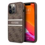 Maska Torbica Guess Stripe za iPhone 13 Pro 6.1 braon  (GUHCP13L4GDBR) cena 4500 din slika