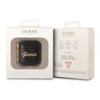 Torbica Guess za Airpods 1/2 PU Glitter Flake crna (GUA2HGGSHK) slika 3