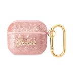 Torbica Guess za Airpods 3 PU Glitter Flake pink (GUA3HGGSHP) cena 4000 din slika
