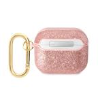 Torbica Guess za Airpods 3 PU Glitter Flake pink (GUA3HGGSHP) slika 2