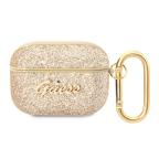 Torbica Guess za Airpods Pro PU Glitter Flake zlatna (GUAPHGGSHD) cena 4000 din slika