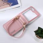 Maska Torbica Hanman Canvas ORG za Samsung F741B/F761B Galaxy Z Flip 6/7 FE 5G roze slika 4
