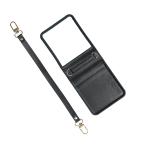 Maska Torbica Hanman Canvas ORG za Samsung F776B Galaxy Z Flip 8 crna slika 2