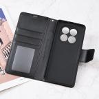 Maska Torbica Hanman Canvas ORG za Xiaomi Redmi Note 14 Pro 4G (EU) crna slika 2