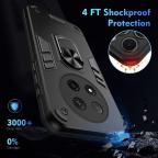 Maska Torbica Hard Ring za Honor Magic 7 Lite tamno siva slika 2