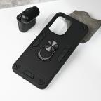 Maska Torbica Hard Ring za Xiaomi Redmi 13C crna slika 5