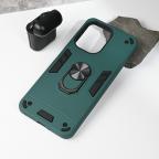 Maska Torbica Hard Ring za Xiaomi Redmi 13C tamno zelena slika 5