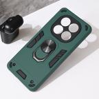 Maska Torbica Hard Ring za Xiaomi Redmi Note 14 Pro 5G (EU) tamno zelena cena 2500 din slika