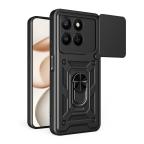 Maska Torbica Hard Shield za Honor X7d 4G/400 Smart 5G crna cena 2500 din slika