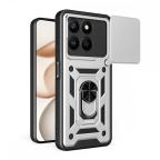 Maska Torbica Hard Shield za Honor X7d 4G/400 Smart 5G siva cena 2500 din slika