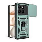 Maska Torbica Hard Shield za Honor X7d 4G/400 Smart 5G tamno zelena slika 7