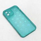 Maska Torbica Heart Color IMD za iPhone 12 6.1 tamno zelena cena 1000 din slika