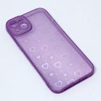 Maska Torbica Heart Color IMD za iPhone 14 Plus 6.7 ljubicasta cena 1000 din slika