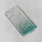 Maska Torbica Heart Glitter za iPhone 12 6.1 mint cena 1000 din slika